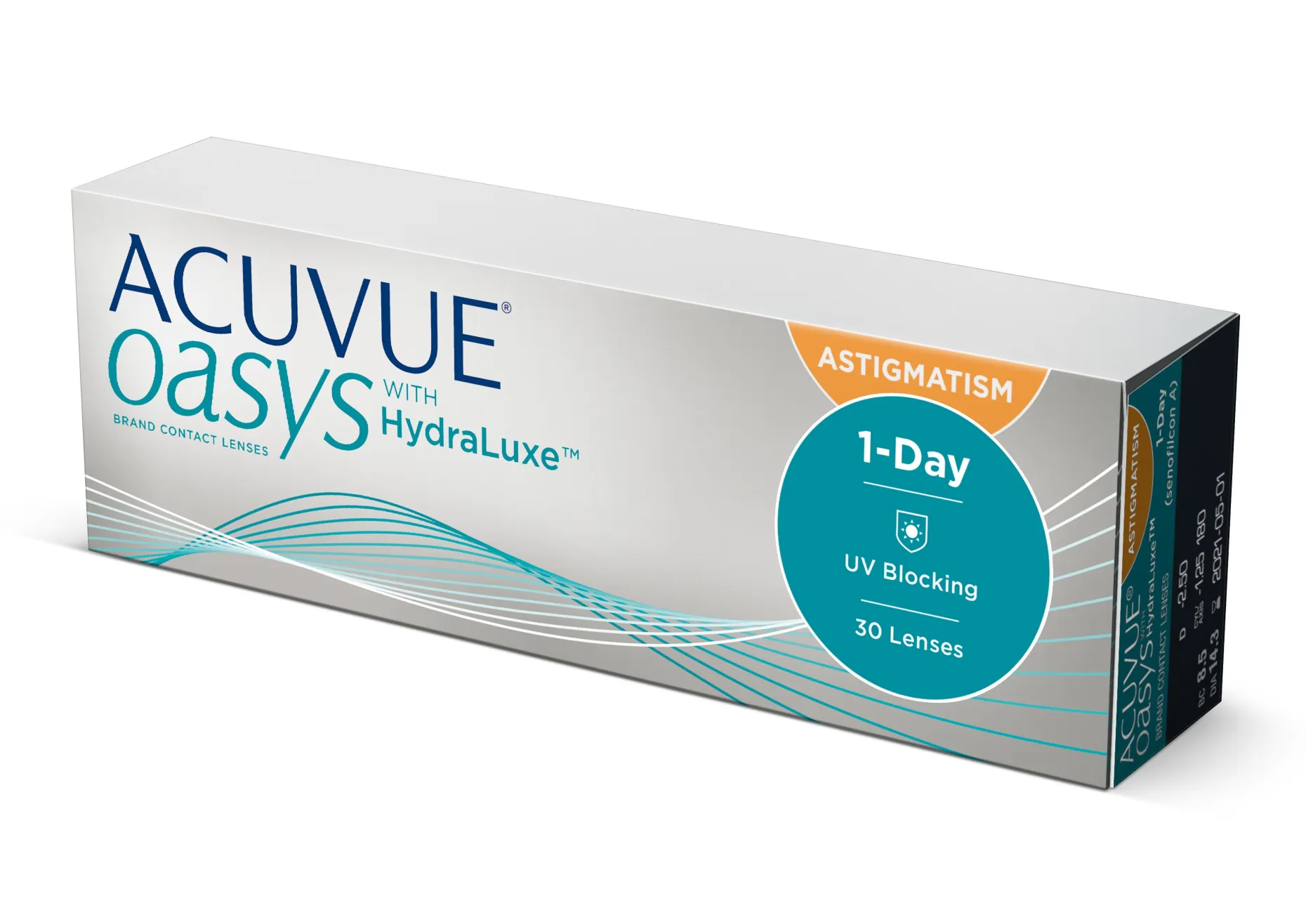 LC Diarias Acuvue Oasys 1-Day w/HydraLuxe Astigmatism 30unids