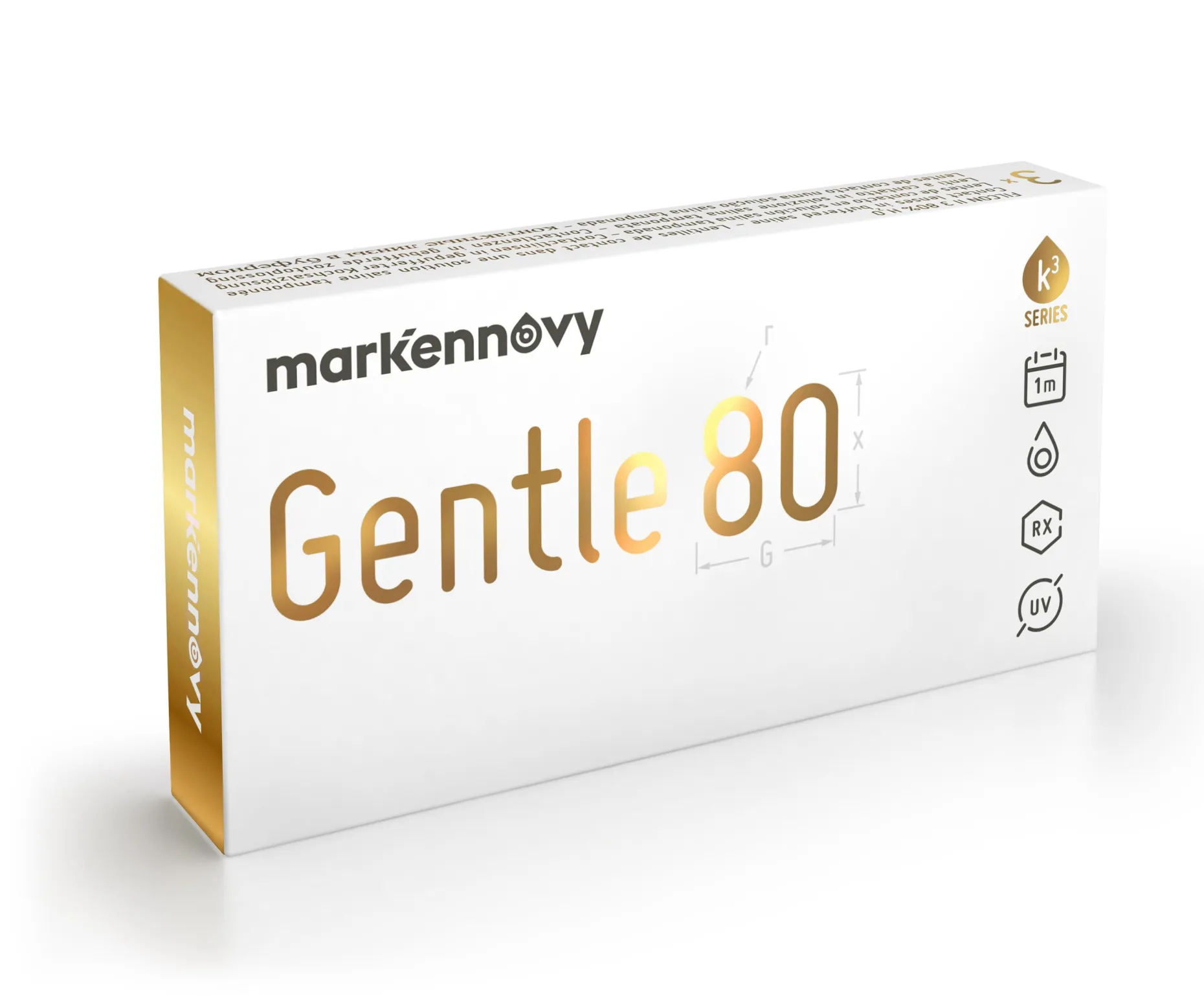 LC Mensuales Gentle 80 Multifocal Toric 3 unidades
