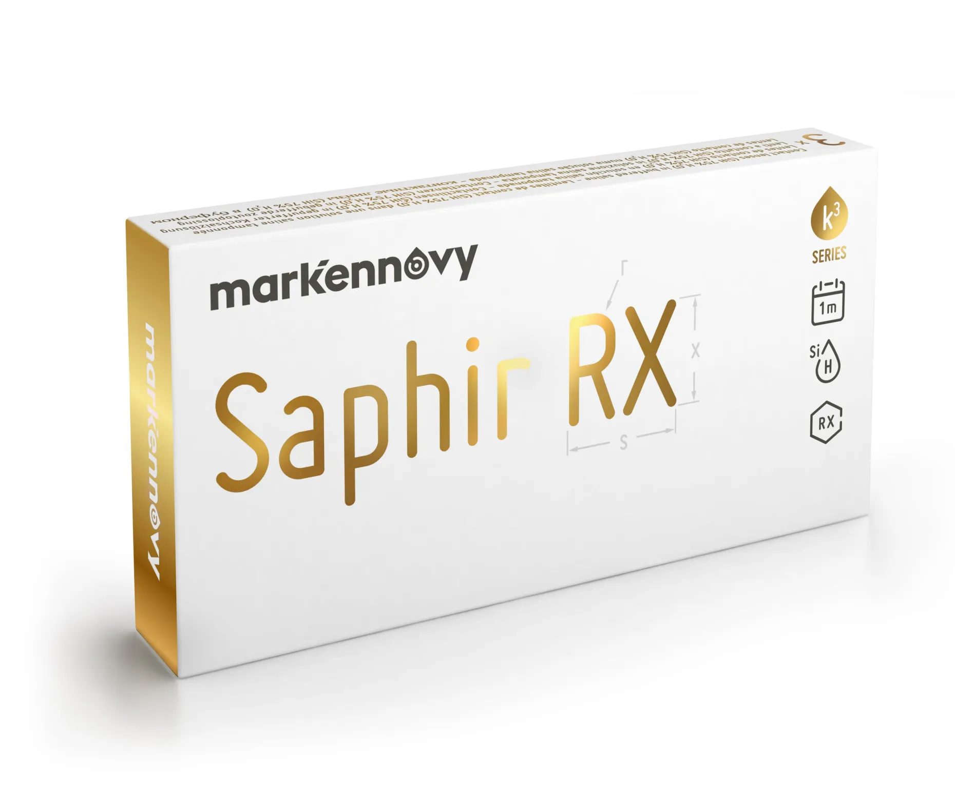 LC Mensuales Saphir RX Monthly Spheric 3 unidades